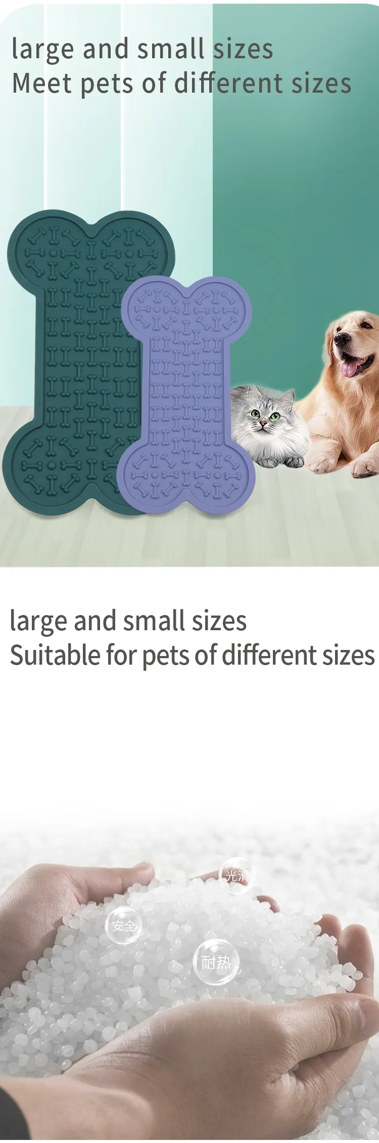 Customized Silicone Pet Lick Pad and Dog Distraction Device Keep the Dog Comfortable and Funny in the Bath Time - detail view 9