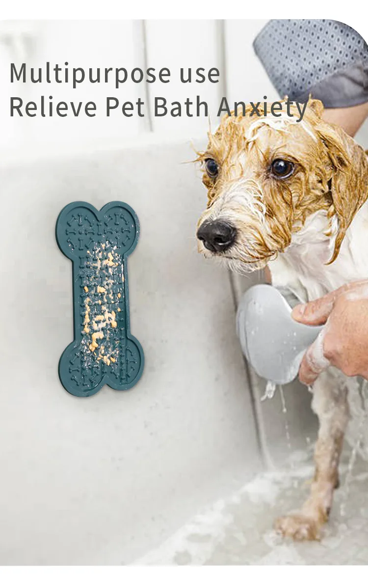 Customized Silicone Pet Lick Pad and Dog Distraction Device Keep the Dog Comfortable and Funny in the Bath Time - detail view 8