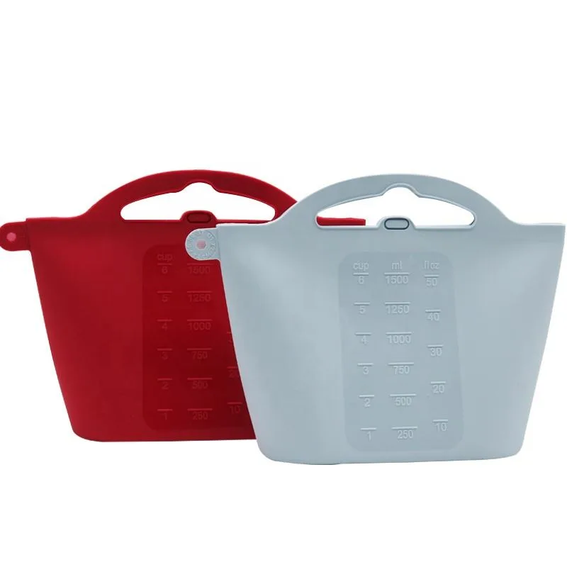 Wholesale Food Preservation Bag Collapsible Wide Silicone Food Grade Reusable Food Storage Bag - main product image