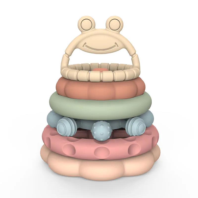 ソフト シリコーン リング Chewable 歯がため BPAフリー 食品グレード おもちゃ ベビー Teething - detail view 2