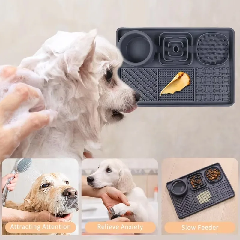シリコーン 犬用 舐め取りマット 吸盤付き カップ- Anxiety Relief - detail view 2