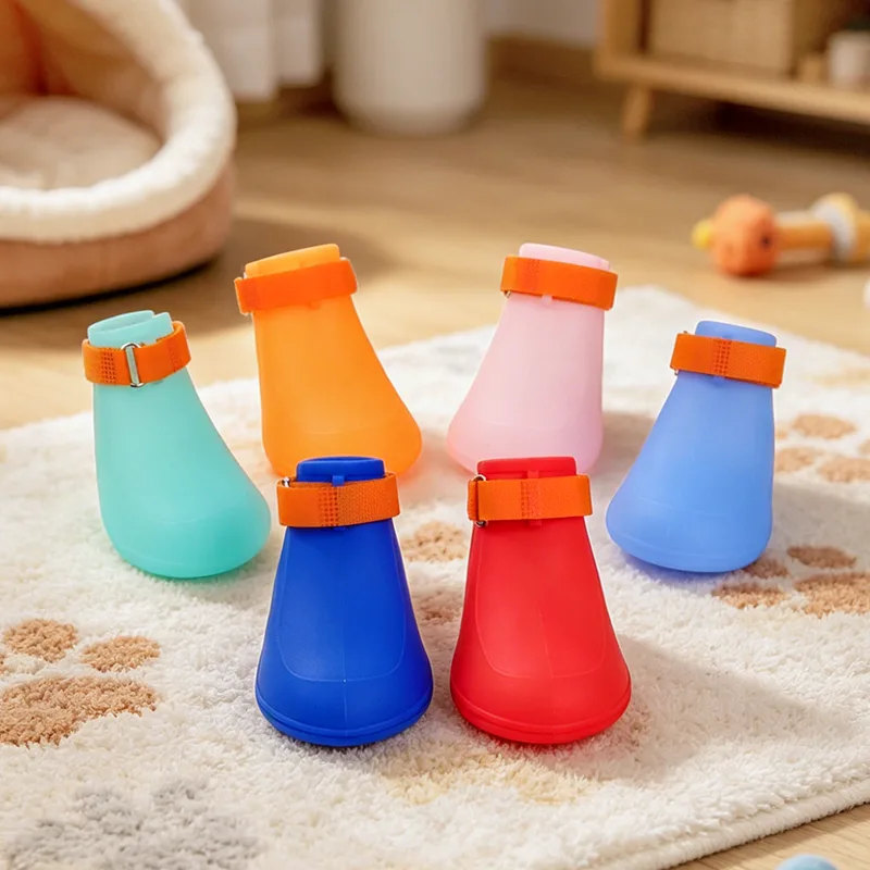 방수 강아지 Boots 미끄럼 방지- 조절 가능 Paw Protectors - main product image