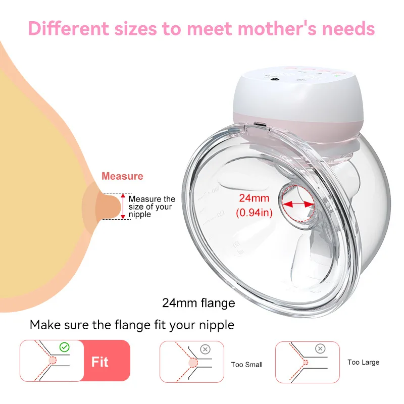 New Arrivals Intelligent Milk Extractor Low Noise Portable Electric Automatic Intelligent BreastPump - detail view 4