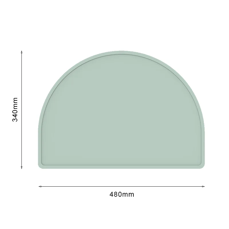 Silicone Baby Placemat - Non Slip, BPA Free, Reusable - detail view 5