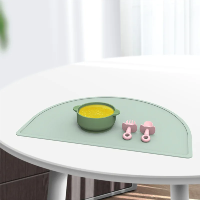 Silicone Baby Placemat - Non Slip, BPA Free, Reusable - detail view 4
