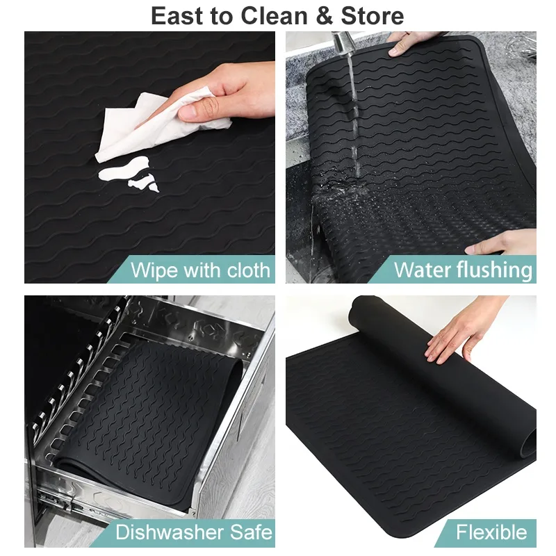 Silicone Stove Top Cover - Heat Resistant Waterproof Large - detail view 3