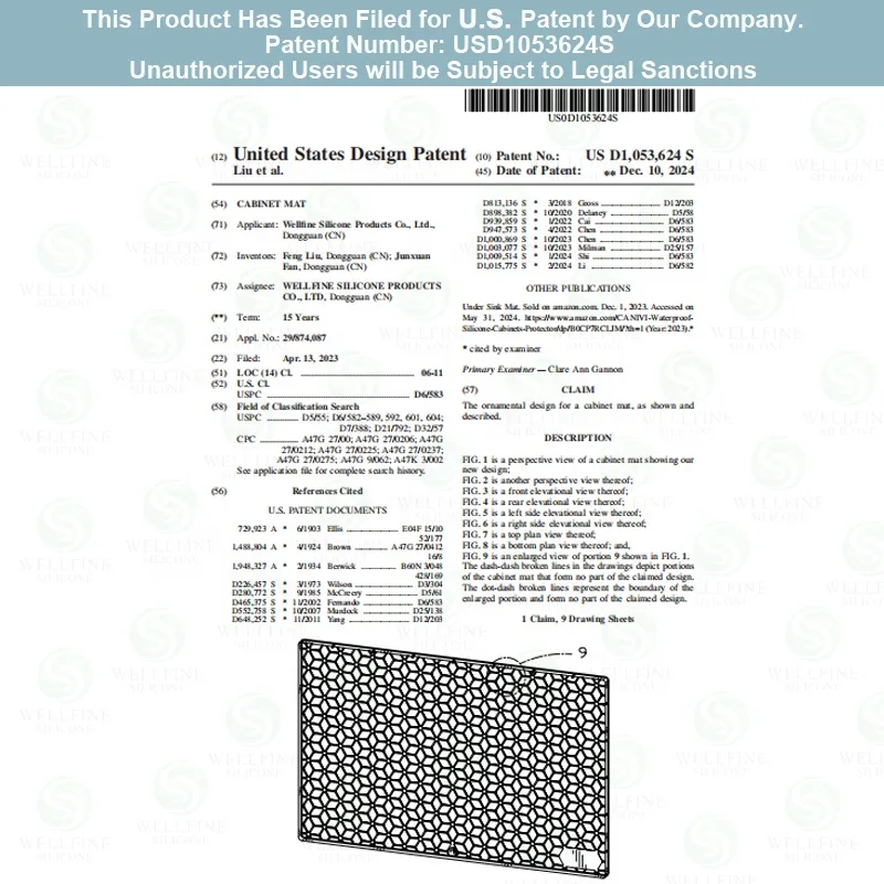 Silicone Under Sink Mat - Waterproof, Anti-Slip, Washable - detail view 1