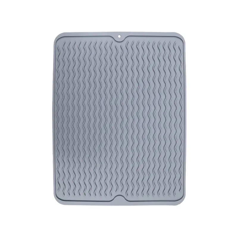 Silicone Dish Drying Mat - BPA Free Easy Clean Durable Pad - detail view 3