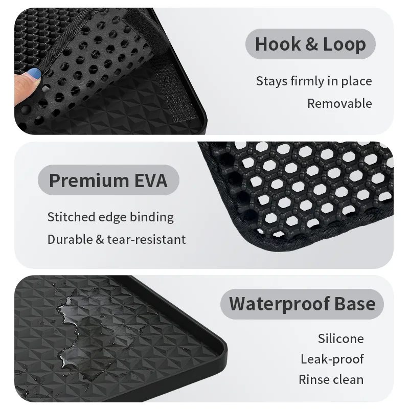 ダブル Layer 猫用 トイレ砂 マット- Honeycomb Traps トイレ砂 - detail view 2
