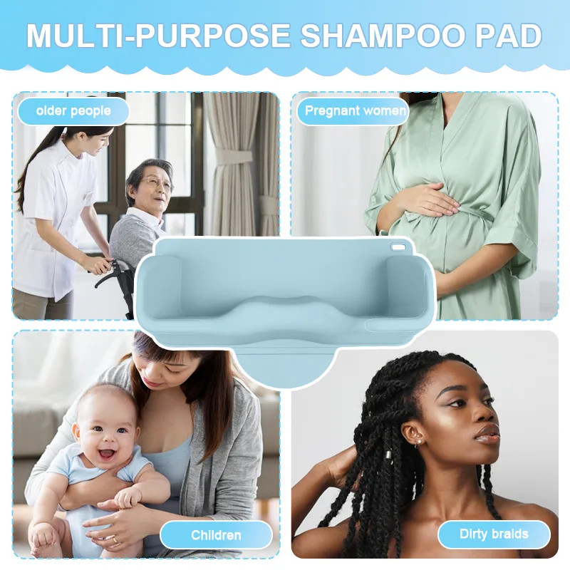 Baby Hair Wash Basin - Portable Tear-Free Shampoo Bowl - detail view 4