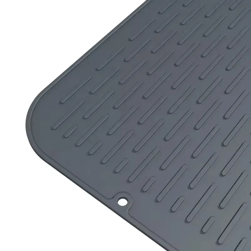 Foldable Silicone Dish Drying Mat - Non-Slip Protective Pad - detail view 4