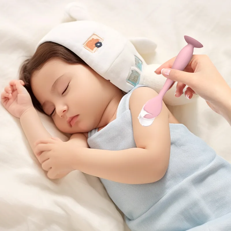 실리콘 Diaper Cream 주걱- 소프트 Applicator 흡착 베이스 - detail view 2